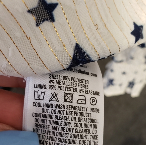 Ted Baker Star Ruffle High Neck Blouse NEW - Picture 5 of 7